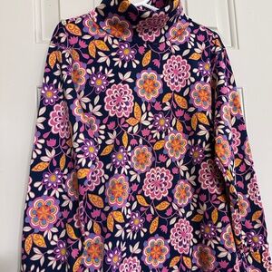 Floral Hanna Andersson Turtle Neck Top